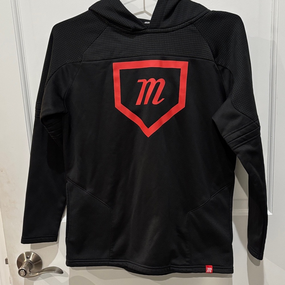 Marucci home plate : Youth baseball hoodie